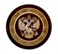 Настенные часы с российской символикой (образцы)