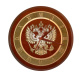 Настенные часы «Герб РФ» круглые