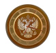 Настенные часы «Герб РФ» круглые