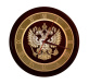 Настенные часы «Герб РФ» круглые